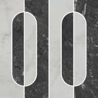 KMD2HID013GR Тубкаль наборный матовый обрезной 30x30x0,9 декор - фото 138349