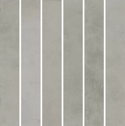 KMD2MSM002BN Фес мозаичный серый глянцевый 15x15x0,77 декор - фото 138668