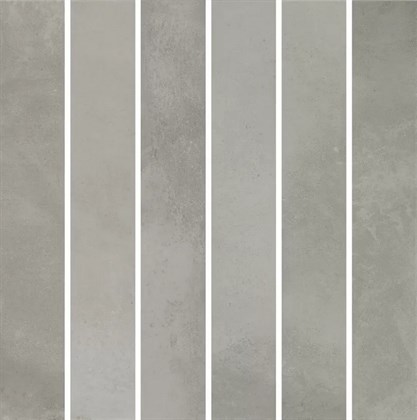 KMD2MSM002BN Фес мозаичный серый глянцевый 15x15x0,77 декор - фото 138671
