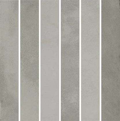 KMD2MSM002BN Фес мозаичный серый глянцевый 15x15x0,77 декор - фото 138673