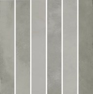 KMD2MSM002BN Фес мозаичный серый глянцевый 15x15x0,77 декор - фото 138680