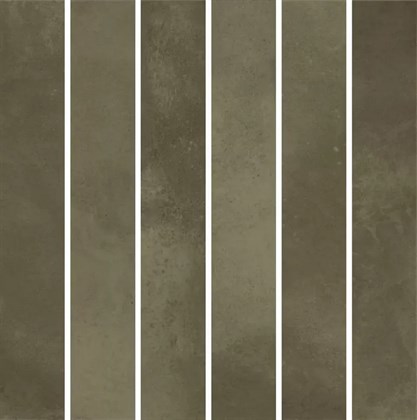 KMD2MSM003BN Фес мозаичный зелёный глянцевый 15x15x0,77 декор - фото 138683