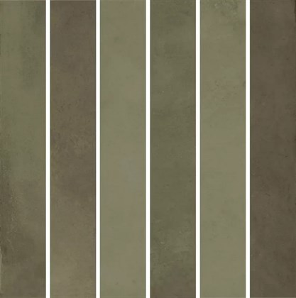 KMD2MSM003BN Фес мозаичный зелёный глянцевый 15x15x0,77 декор - фото 138686