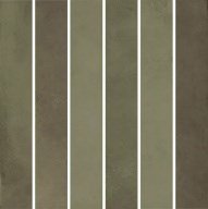 KMD2MSM003BN Фес мозаичный зелёный глянцевый 15x15x0,77 декор - фото 138693