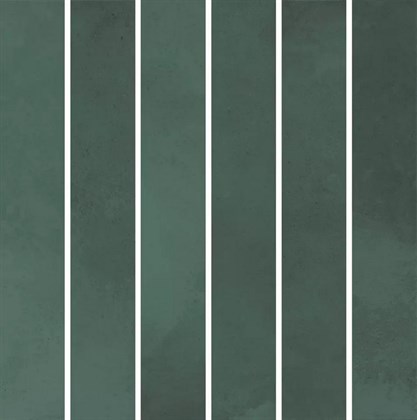 KMD2MSM005BN Фес мозаичный зелёный тёмный глянцевый 15x15x0,77 декор - фото 138711