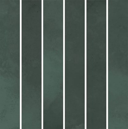 KMD2MSM005BN Фес мозаичный зелёный тёмный глянцевый 15x15x0,77 декор - фото 138713