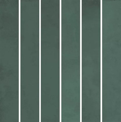 KMD2MSM005BN Фес мозаичный зелёный тёмный глянцевый 15x15x0,77 декор - фото 138714