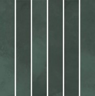 KMD2MSM005BN Фес мозаичный зелёный тёмный глянцевый 15x15x0,77 декор - фото 138720