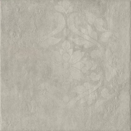 KM4040G0061N Хадду серый светлый матовый декорированный 40,2x40,2x0,8 керамогранит - фото 138840