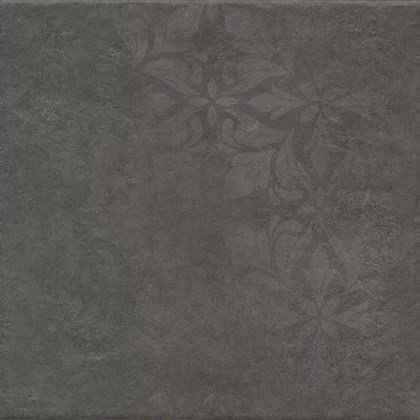 KM4040G0091N Хадду серый тёмный матовый декорированный 40,2x40,2x0,8 керамогранит - фото 138886