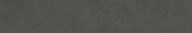 KM4040G0041NBT5 Плинтус Хадду серый тёмный матовый 40,2x7,6x0,8 - фото 138950