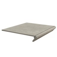 KM4040G0011NGTF Ступень фронтальная Хадду серый светлый матовый 40,2x34x0,8 - фото 139031