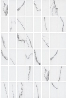 MM8380 Мираколи мозаичный белый глянцевый 20x30x0,69 декор - фото 139581