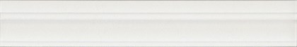 BLC040R Багет Флориан белый матовый обрезной 30x5x1,9 бордюр - фото 139896