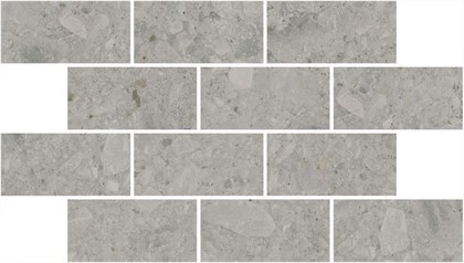 DD606020/MM Чеппо ди Гре мозаичный серый матовый обрезной 34,6x20x0,9 керамогранит - фото 139932