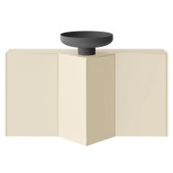 KMCACb45MBt0 Тумба-модуль CARAVAN хранение без боковин, подвесная 45, push, сливочная матовая - фото 141846