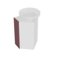 KMCASp21MMp0 Боковина универсальная для двух модулей CARAVAN, марокканский гранатовый - фото 141912