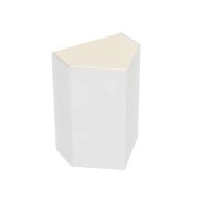 KMCATp50MBt0 Столешница без выреза для тумбы-модуля CARAVAN 50, сливочная матовая - фото 141920