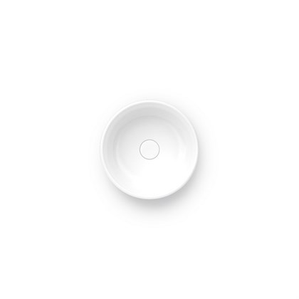CI.wb.36 Раковина CIRCO накладная 36, белая глянцевая - фото 141946