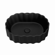 CC.NN.wb.50/BLK.M Раковина ARTBASIN Conchiglia 50 см, цв черный матовый - фото 141974