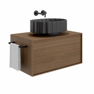 CC.NN.wb.50/BLK.M Раковина ARTBASIN Conchiglia 50 см, цв черный матовый - фото 141975