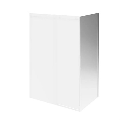 CT.100.FP.BN Душевая боковая панель CRISTALLO, 100х210, брашированный никель - фото 141983