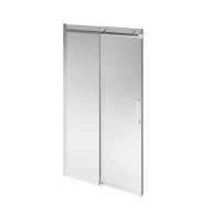 CT.120.SD.BN Душевая дверь CRISTALLO, раздвижная с функцией soft close, 120х210, брашированный никел - фото 142016