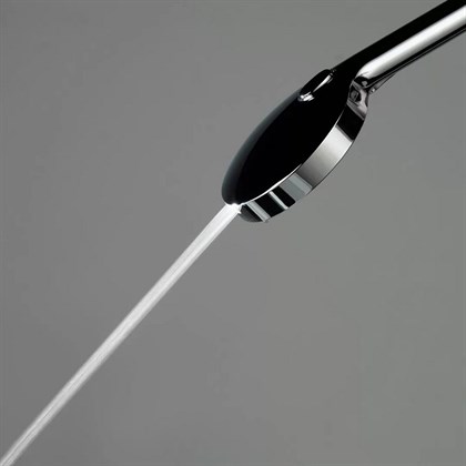 FO.301.KM.BLK.M Душевая колонна FONTE на 3 потока с фиксированным изливом и термостатическим смесителем, черный матовый - фото 142149