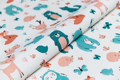 KM7806 Обои виниловые на флизелиновой основе Уик-энд мотив, оранжево-синий животные KЕРАМА МАРАЦЦИ - фото 142305