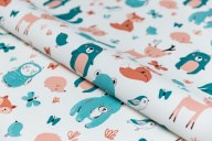 KM7806 Обои виниловые на флизелиновой основе Уик-энд мотив, оранжево-синий животные KЕРАМА МАРАЦЦИ - фото 142308