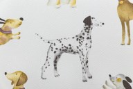 KM7813 Обои виниловые на флизелиновой основе Уик-энд мотив, серый собачки KЕРАМА МАРАЦЦИ - фото 142376