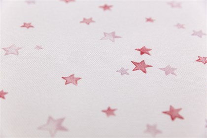 KM7816 Обои виниловые на флизелиновой основе Уик-энд мотив, розовый звезды KЕРАМА МАРАЦЦИ - фото 142402