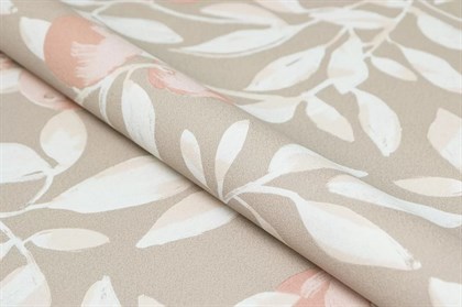 KM8502 Обои виниловые на флизелиновой основе Шафран мотив, бежевый, апельсины KЕРАМА МАРАЦЦИ - фото 142622