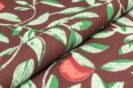 KM8504 Обои виниловые на флизелиновой основе Шафран мотив, красный, апельсины KЕРАМА МАРАЦЦИ - фото 142646