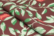 KM8504 Обои виниловые на флизелиновой основе Шафран мотив, красный, апельсины KЕРАМА МАРАЦЦИ - фото 142647