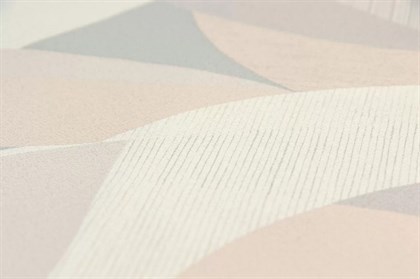 KM8505 Обои виниловые на флизелиновой основе Шафран мотив, бежевый, серый, листья KЕРАМА МАРАЦЦИ - фото 142654