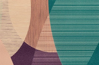 KM8506 Обои виниловые на флизелиновой основе Шафран мотив, разноцветный бежевый, листья Керама Марацци - фото 142663