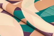 KM8506 Обои виниловые на флизелиновой основе Шафран мотив, разноцветный бежевый, листья Керама Марацци - фото 142665