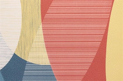 KM8507 Обои виниловые на флизелиновой основе Шафран мотив, разноцветный, синий KЕРАМА МАРАЦЦИ - фото 142669