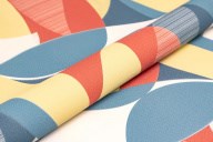 KM8507 Обои виниловые на флизелиновой основе Шафран мотив, разноцветный, синий KЕРАМА МАРАЦЦИ - фото 142672