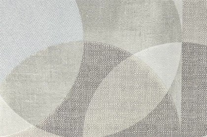 KM8509 Обои виниловые на флизелиновой основе Шафран мотив, серый, круги KЕРАМА МАРАЦЦИ - фото 142689