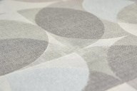 KM8509 Обои виниловые на флизелиновой основе Шафран мотив, серый, круги KЕРАМА МАРАЦЦИ - фото 142695