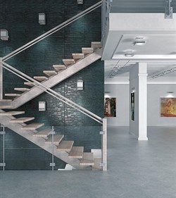 В интерьере