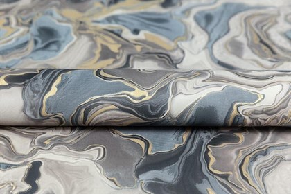 KM7605 Обои виниловые на флизелиновой основе Галатея база универсальная, синий KЕРАМА МАРАЦЦИ - фото 142839