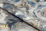 KM7605 Обои виниловые на флизелиновой основе Галатея база универсальная, синий KЕРАМА МАРАЦЦИ - фото 142843