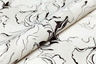 KM7607 Обои виниловые на флизелиновой основе Галатея база универсальная, белый черный KЕРАМА МАРАЦЦИ - фото 142862