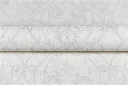 KM8101 Обои виниловые на флизелиновой основе Дамаск мотив, белый KЕРАМА МАРАЦЦИ - фото 143070