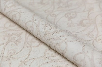 KM8103 Обои виниловые на флизелиновой основе Дамаск мотив, бежевый KЕРАМА МАРАЦЦИ - фото 143087