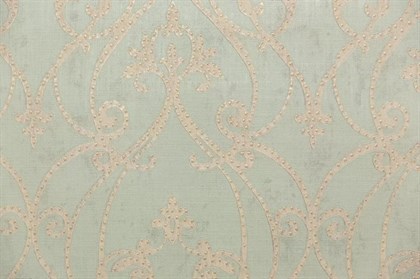 KM8105 Обои виниловые на флизелиновой основе Дамаск мотив, зелёный KЕРАМА МАРАЦЦИ - фото 143108
