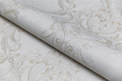 KM7702 Обои виниловые на флизелиновой основе Ориент мотив, серый светлый KЕРАМА МАРАЦЦИ - фото 143377